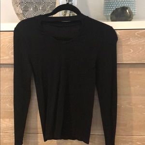 Plain black peep hole top
